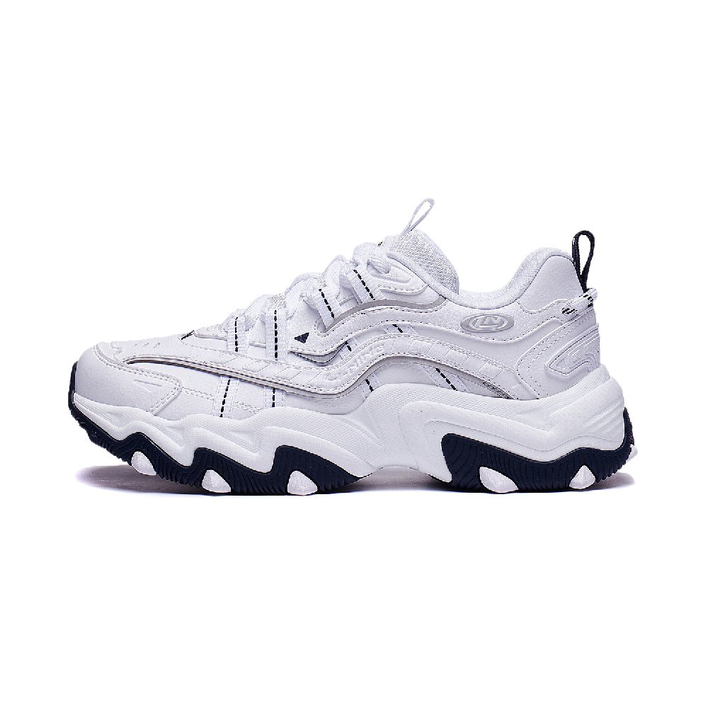 LiNing Cat's Claw Lite 2 Anti Slip Wear Resistant Low Top Chunky Sneakers Women's Standard White