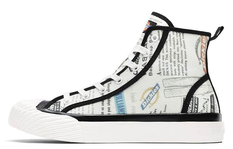 Dickies Canvas Shoes Unisex High-Top White