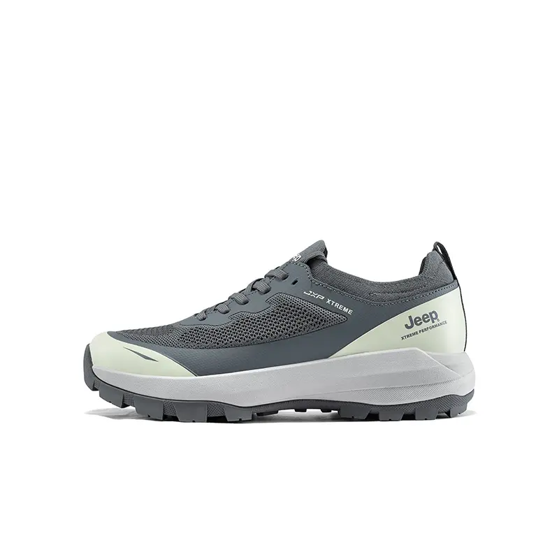 Jeep Low Top Hiking Shoes Men's Gray