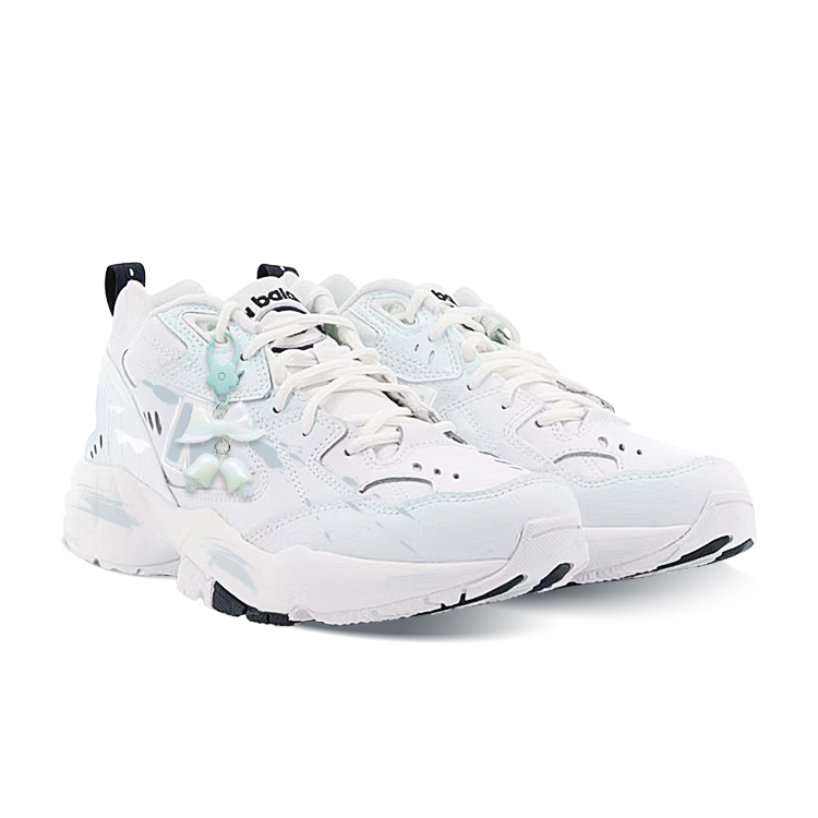 New Balance NB 608 Anti Slip Wear Resistant Low Top Training Shoes Women's White Blue