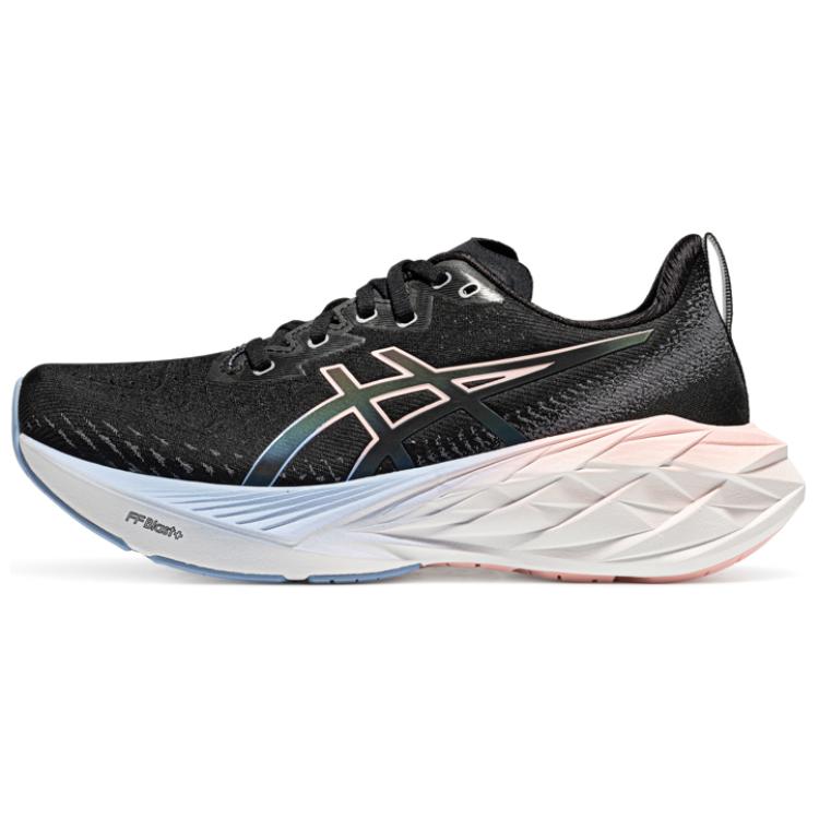 Asics Cushioning Wear-Resistant Rebound Low-Top Running Shoes Women's Black