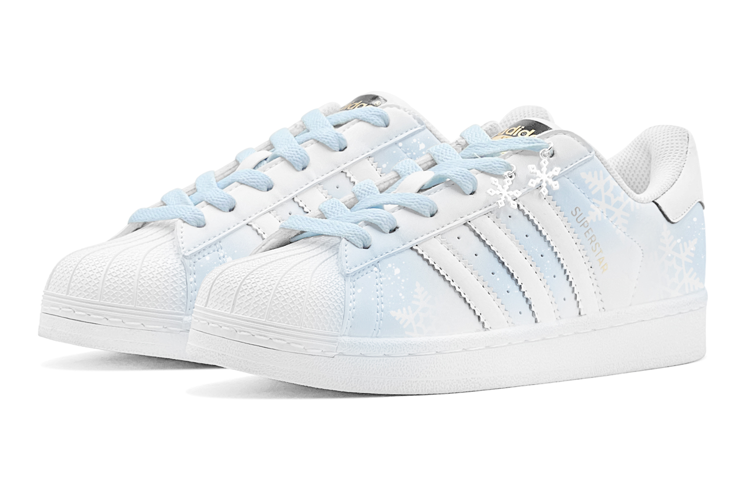 Adidas Originals SUPERSTAR Anti-Slip Wear-Resistant Low-Top Skateboard Shoes Unisex Blue White купить в интернет-магазине Yoocart с быстрой доставкой по России.