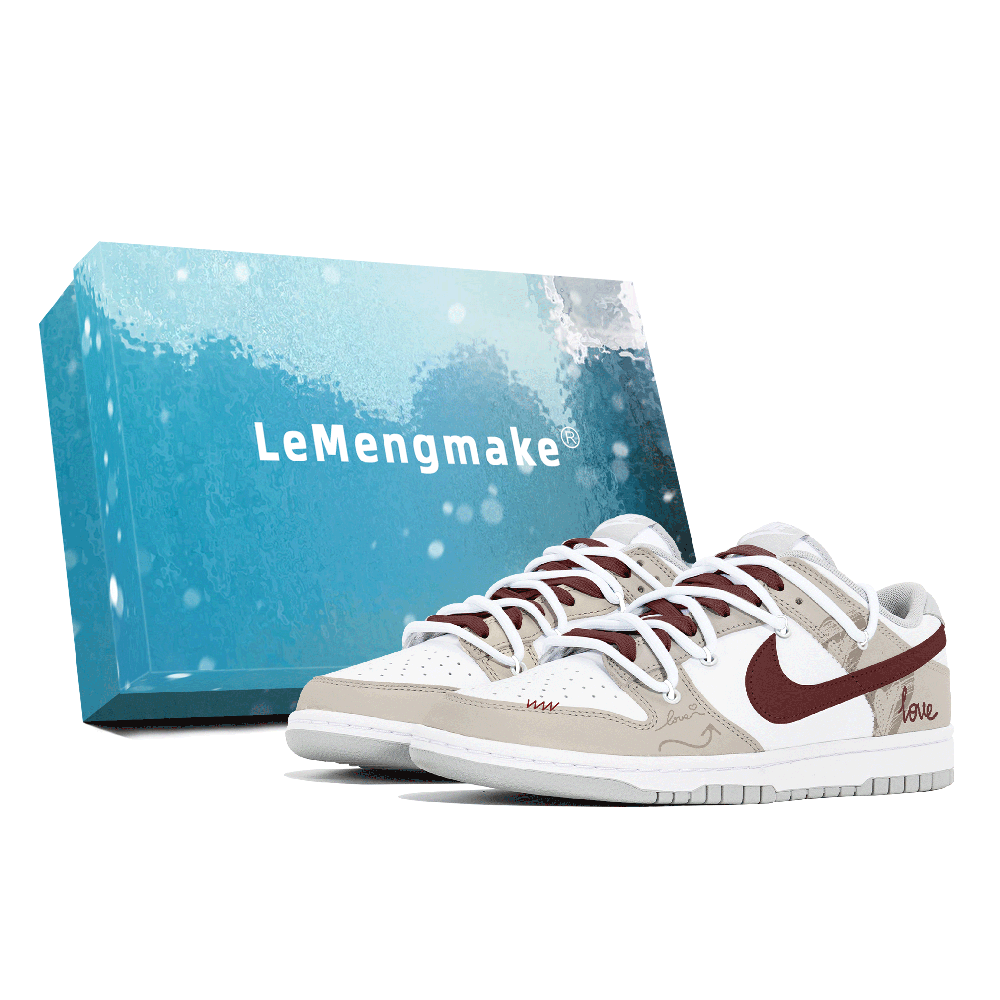 Nike Dunk Joy Lemon Abrasion-Resistant Low-Top Skateboard Shoes Men's White