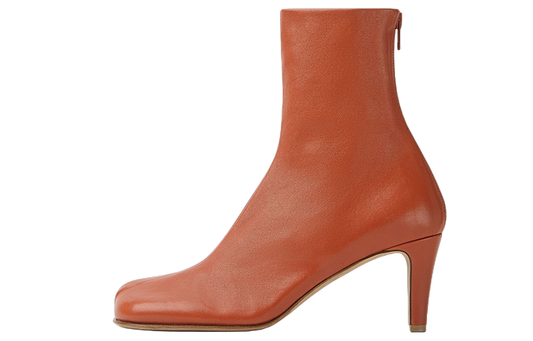 Bottega Veneta Leather Ankle Boot Brown Women's