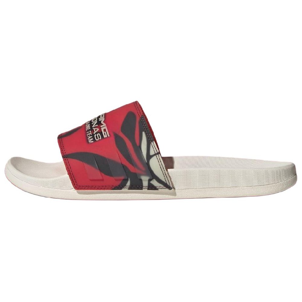 Adidas Adilette Comfort Slides Mercedes AMG Petronas Formula One Team Turbo Aurora Ruby