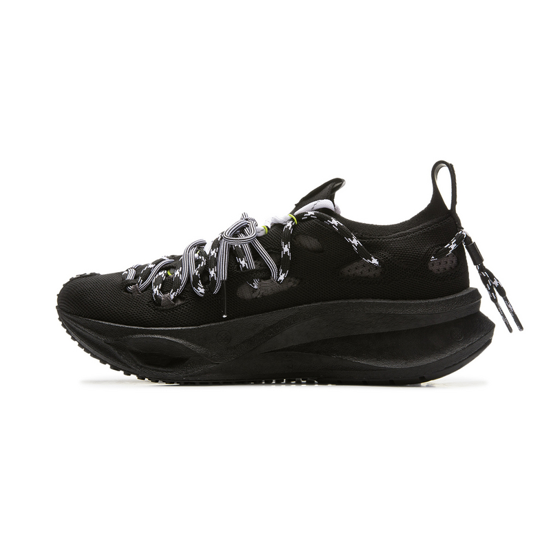 LiNing Abrasion Resistant Breathable Low Top Casual Shoes Unisex Black