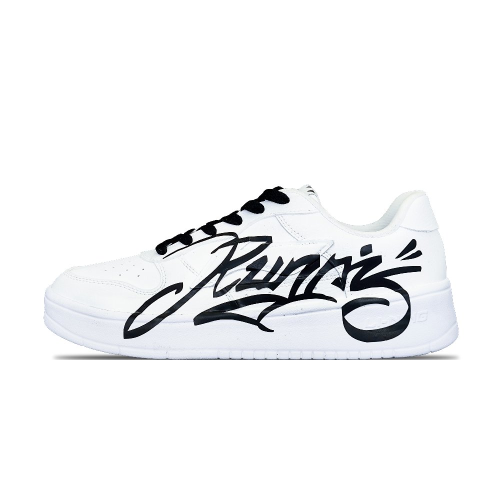 LiNing Pontoon Boats Cushioning Abrasion Resistant Breathable Low Top Skateboard Shoes Men's White