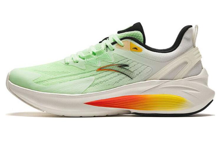Anta Stinger 5 Abrasion Resistant Breathable Low Top Running Shoes Men's White Green