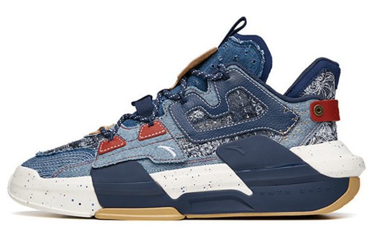 Anta Bastard 3 Low-Top Skateboard Shoes Women's Blue