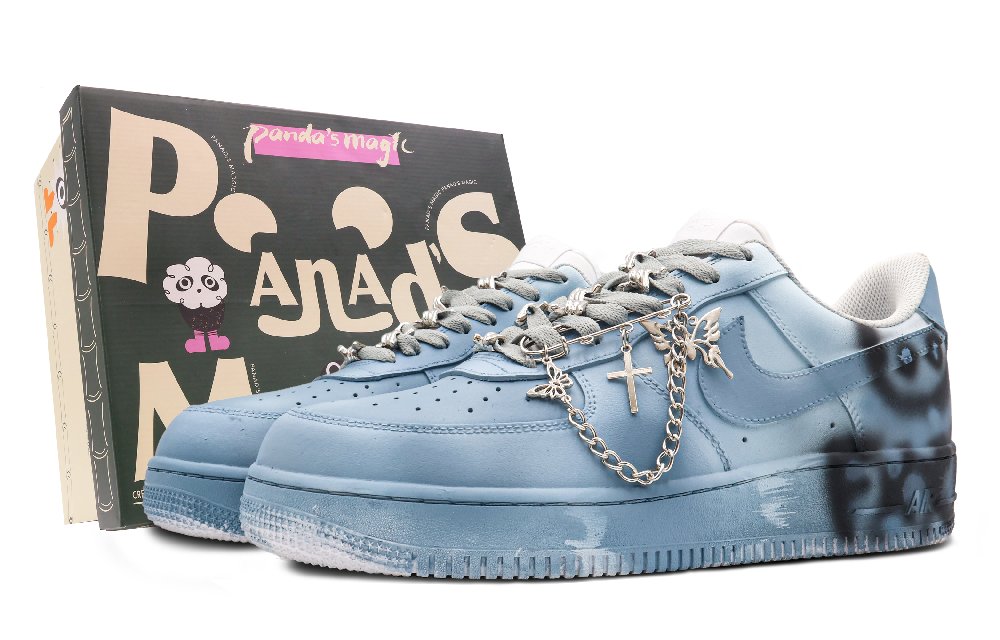 Nike Air Force 1 Low Skateboard Shoes Men's Navy Blue