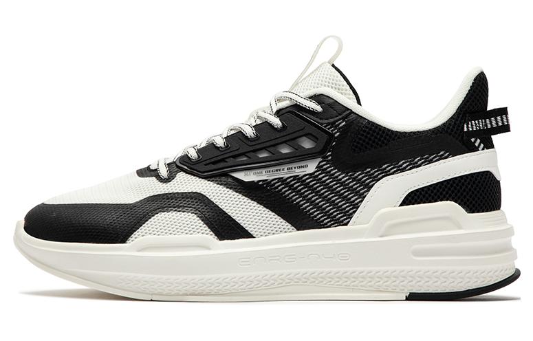 361° Anti-Slip Wear-Resistant Low-Top Casual Shoes Men's Black White