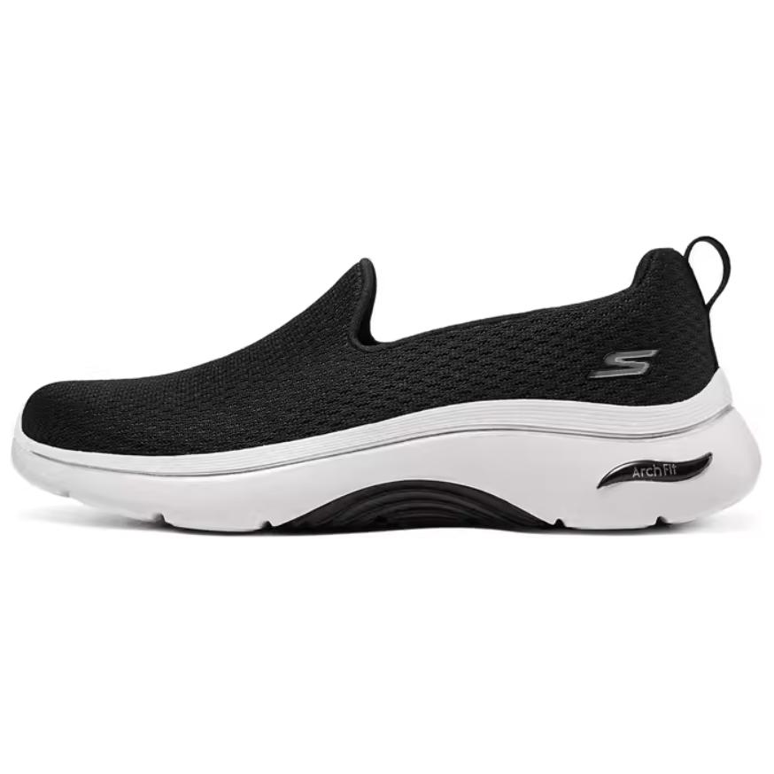 Skechers WOMEN'S GO WALK Anti-Slip Wear-Resistant Low-Top Casual Shoes Women's Black White