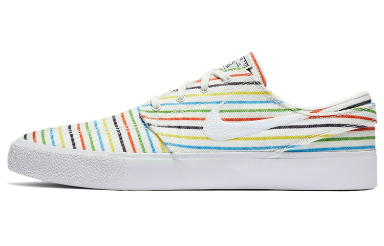 Nike Sb Zoom Stefan Janoski Canvas Multi Color Pinstripes