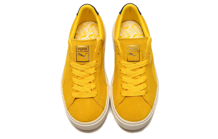 PUMA Suede Series Skateboard Shoes Women's Low-Top Yellow купить в интернет-магазине Yoocart с быстрой доставкой по России.