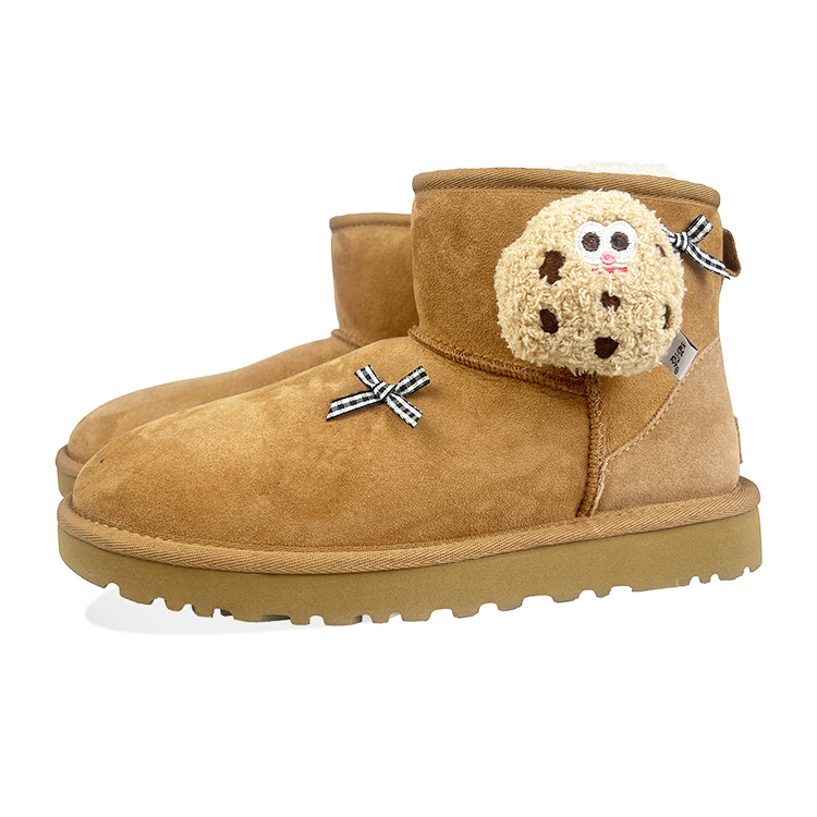 UGG CLASSIC MINI Warm And Wear-Resistant Short Snow Boots Women's Chestnut
