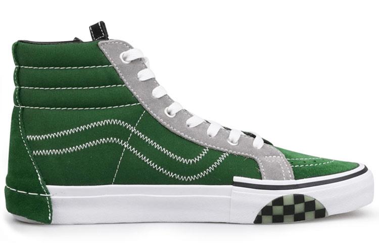 Vans Florals SK8 HI Reissue Cap Shoes Green