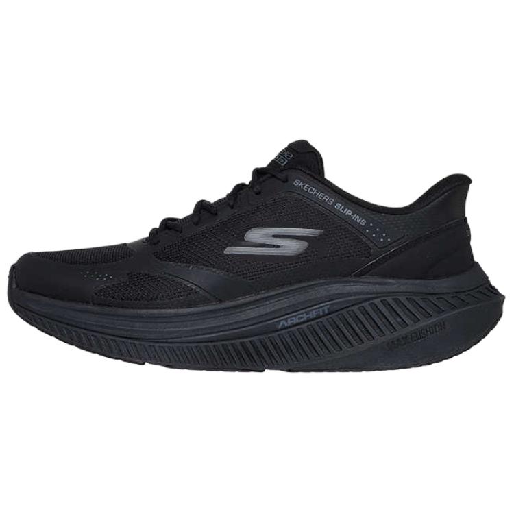 Skechers Slip Ins Wear resistant And Lightweight Low Top Casual City Commute Running Shoes Men's Black купить в интернет-магазине Yoocart с быстрой доставкой по России.