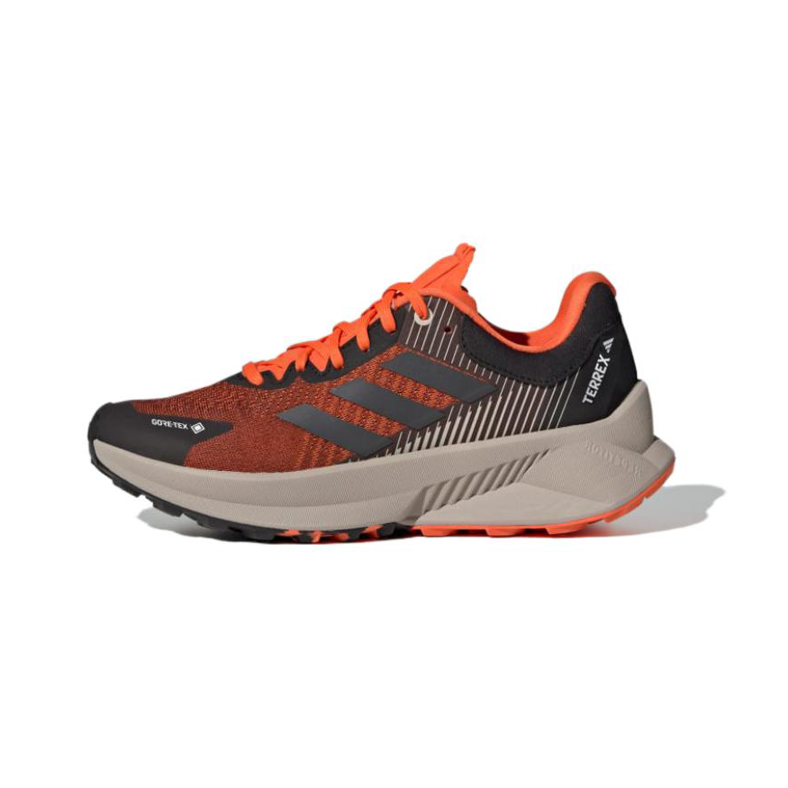 Adidas Terrex Soulstride Flow Gore Tex Core Black Grey Semi Impact Orange Women's
