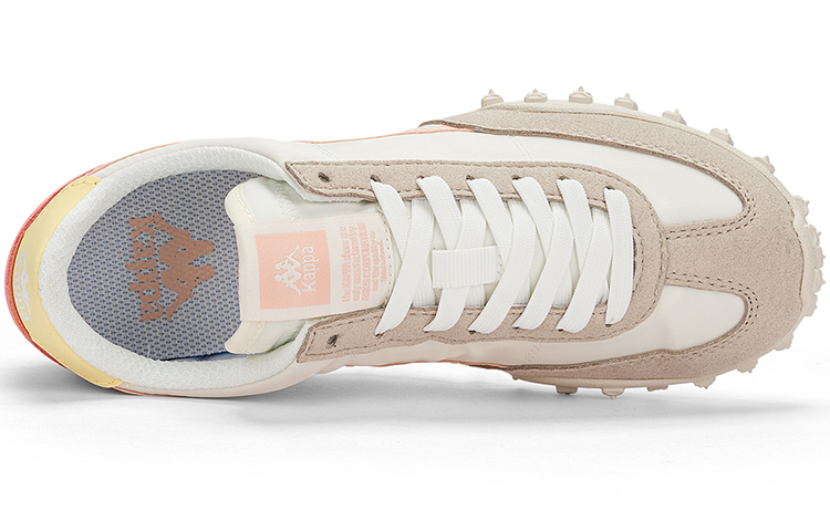 Kappa Low Top Casual Running Shoes Women's White Khaki Brown Pink Blue Yellow купить в интернет-магазине Yoocart с быстрой доставкой по России.