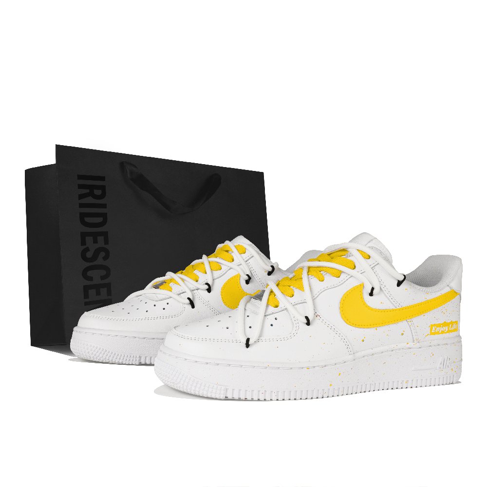Nike Air Force 1 Slip-Resistant Cushioning Low-Top Skateboard Shoes Women's White