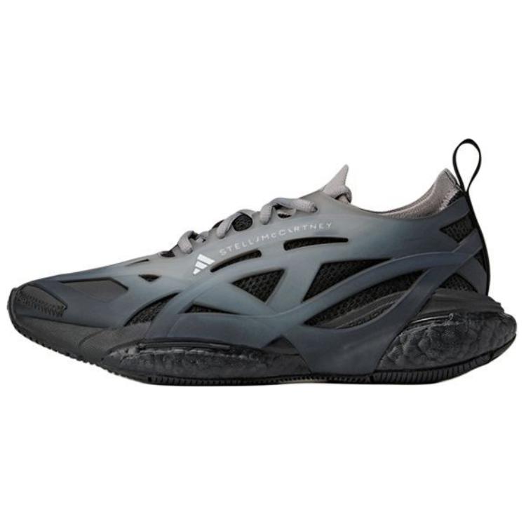 Adidas Solarglide Anti-Slip Wear-Resistant Low-Top Casual Running Shoes Women's Black