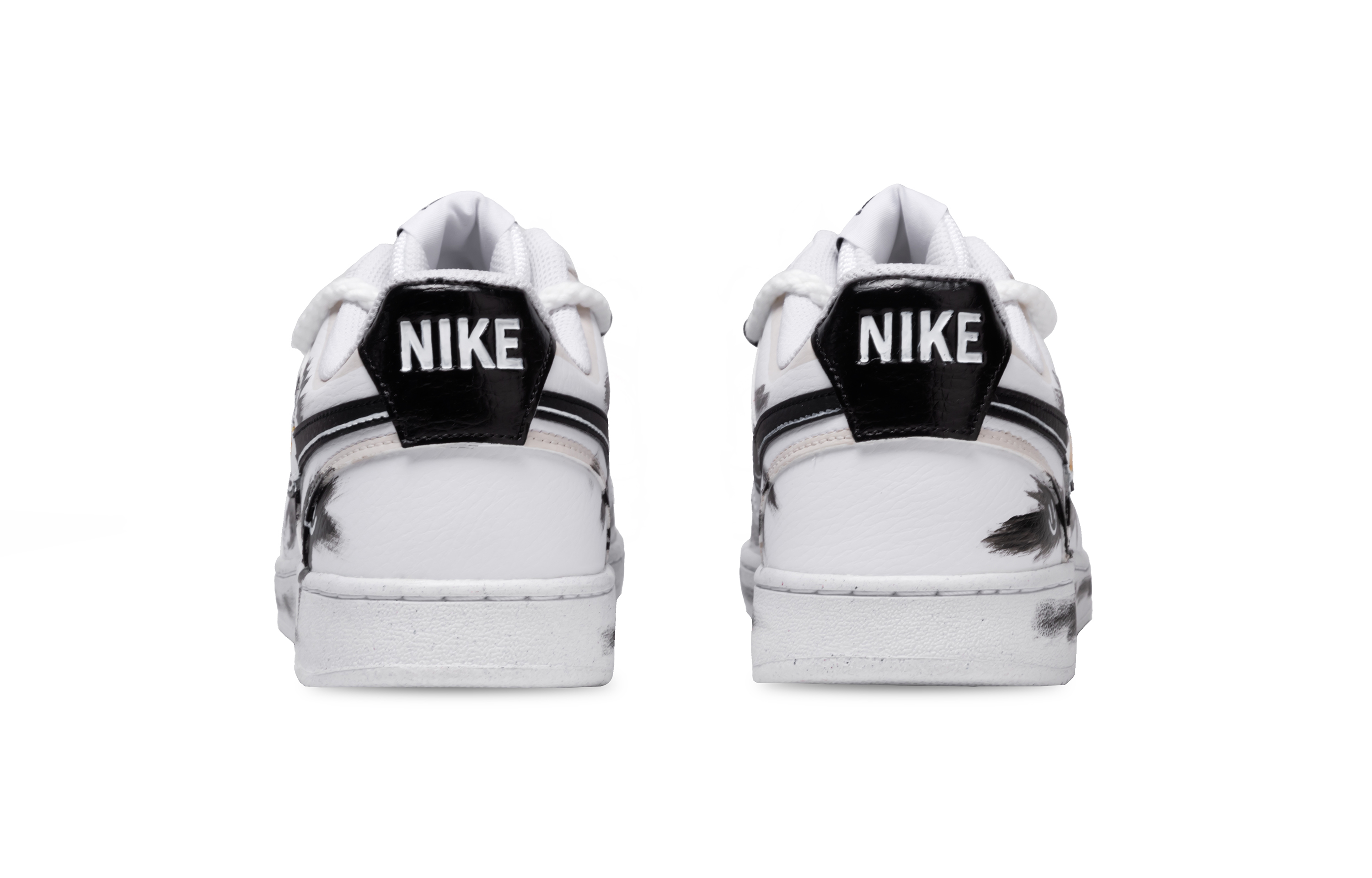 Nike Court Vision 1 Low Top Skateboard Shoes Men's Black White купить в интернет-магазине Yoocart с быстрой доставкой по России.