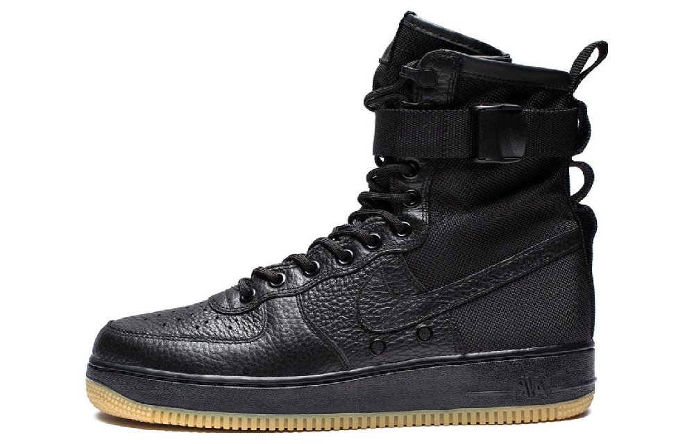 Nike Sf Air Force 1 Black Gum With Bag 2017