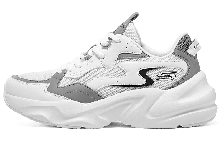 Skechers BOBS BAMINA 2 Low Top Casual Shoes Women's White Gray