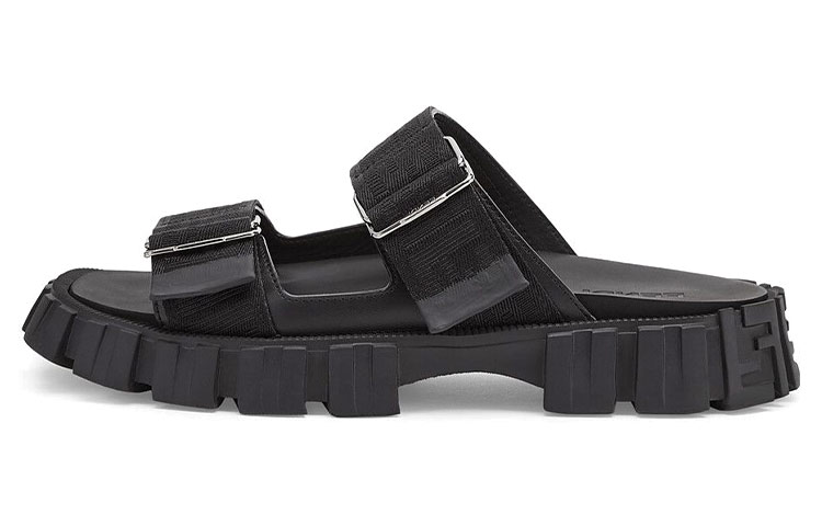 FENDI Force Slip Resistant Stylish Sandal Men's Black