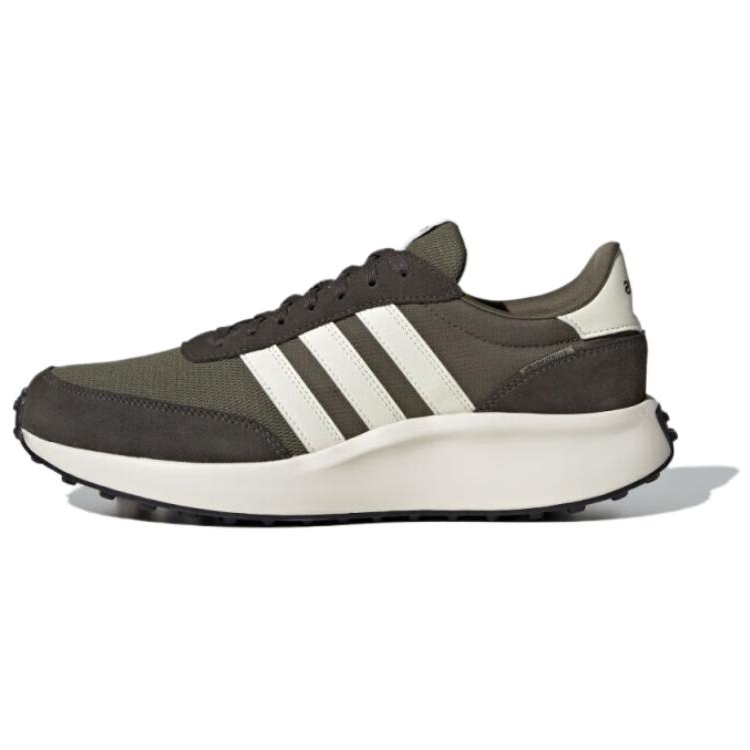 Adidas RUN 70s Anti-Slip Wear-Resistant Low-Top Casual Running Shoes Men's Olive Green