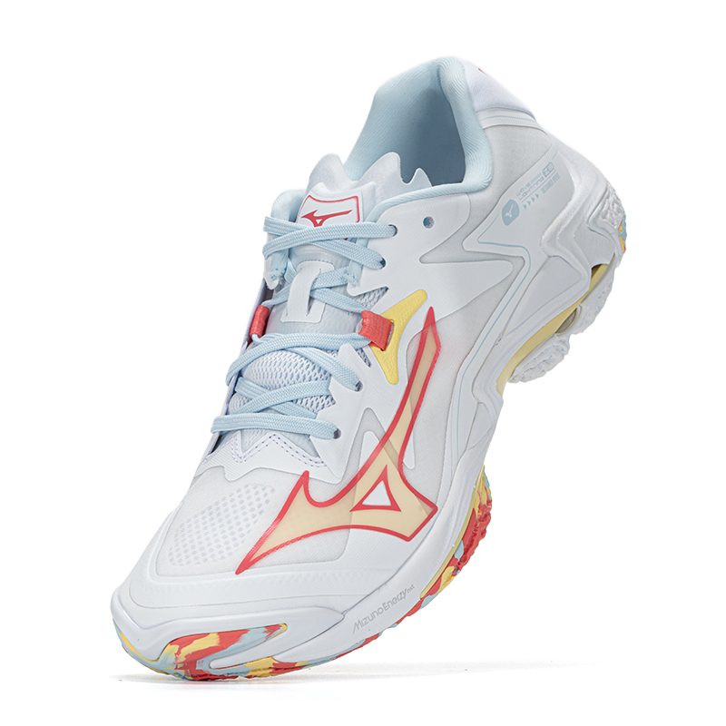 Mizuno Wave Lightning Z8 Cushioning, Wear Resistant Low Top Training Shoes Unisex Lava White купить в интернет-магазине Yoocart с быстрой доставкой по России.