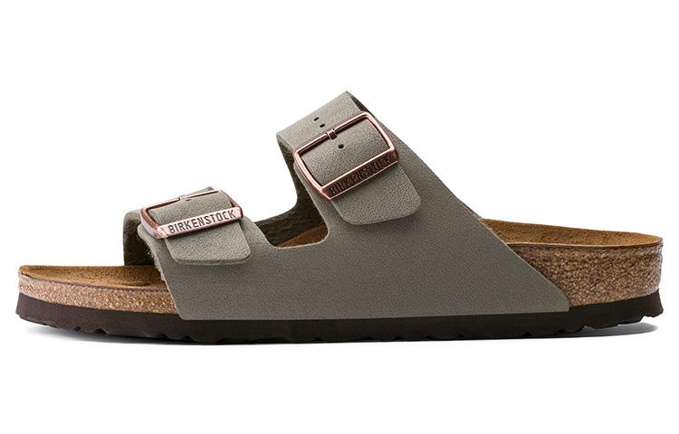 Birkenstock Arizona Birkibuc 'Stone'