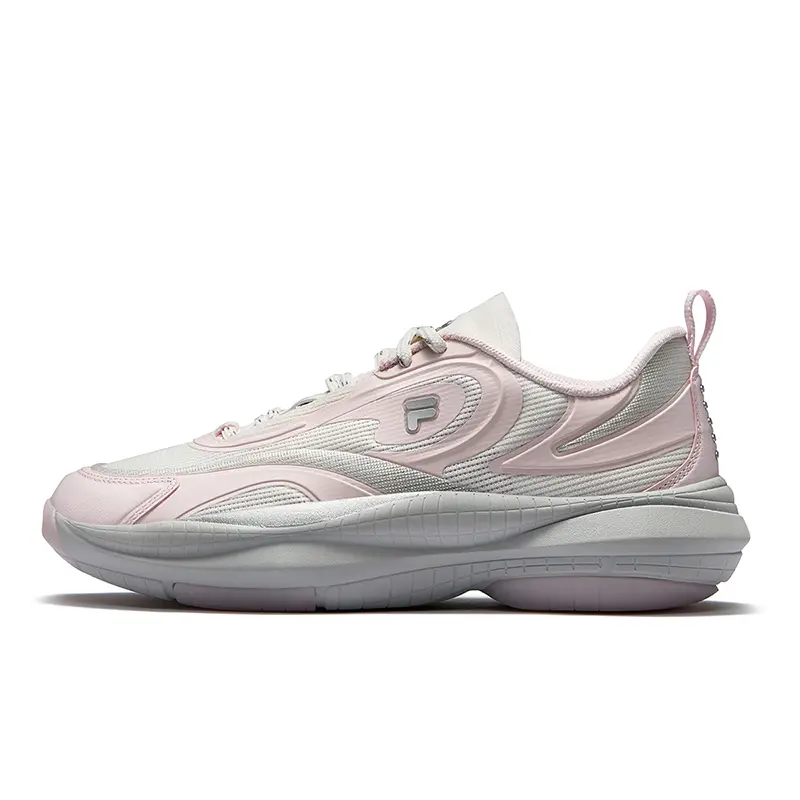 FILA FUSION RAY V Radiation 5th Generation Low Top Casual Shoes Women's White Pink