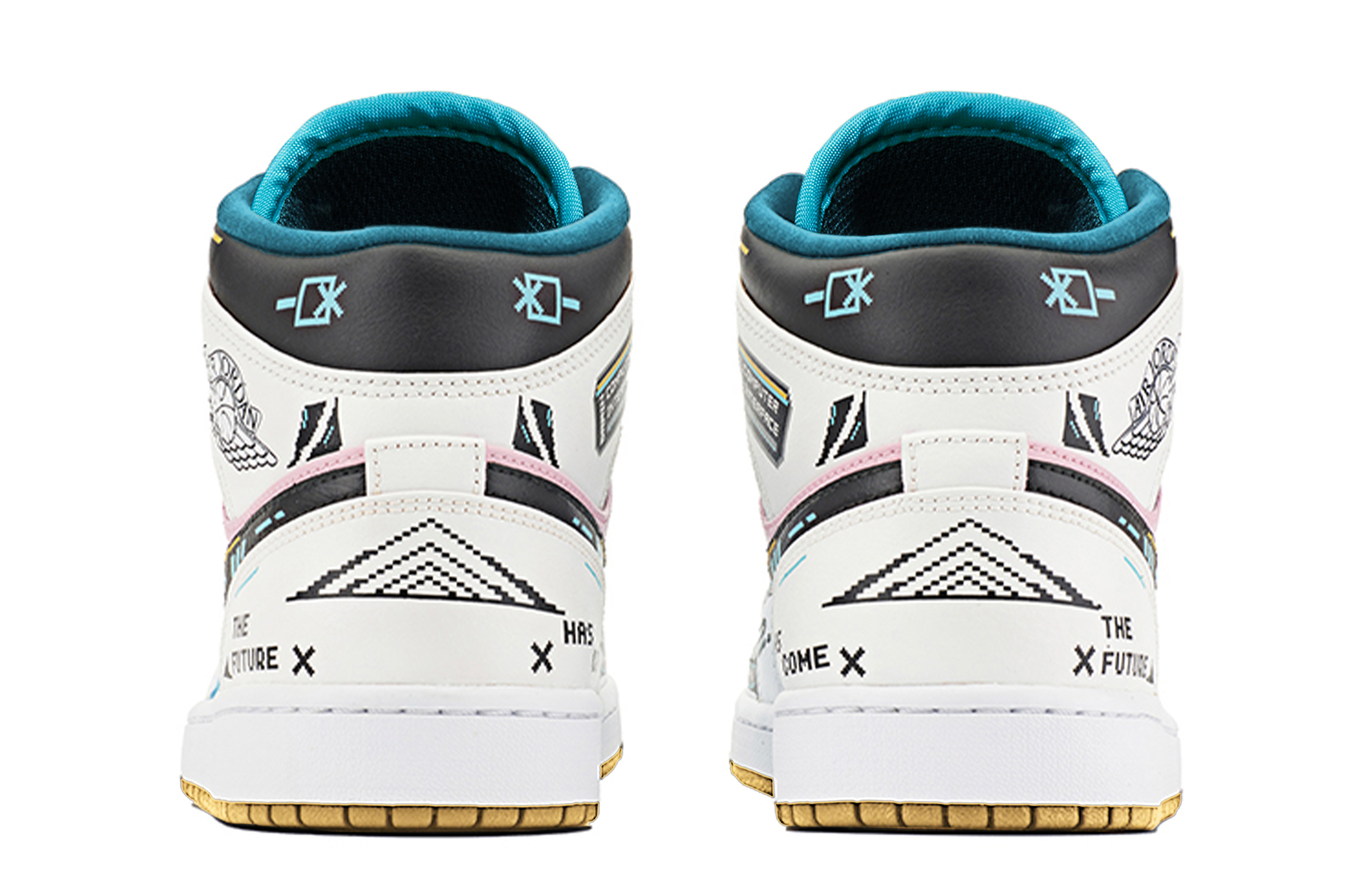 Jordan Air Jordan 1 Mid-Top Vintage Basketball Shoes Men's Blue Pink купить в интернет-магазине Yoocart с быстрой доставкой по России.