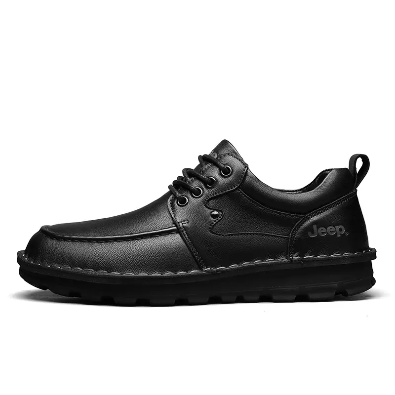 Jeep Dress Shoes Men's Low top Black/Brown