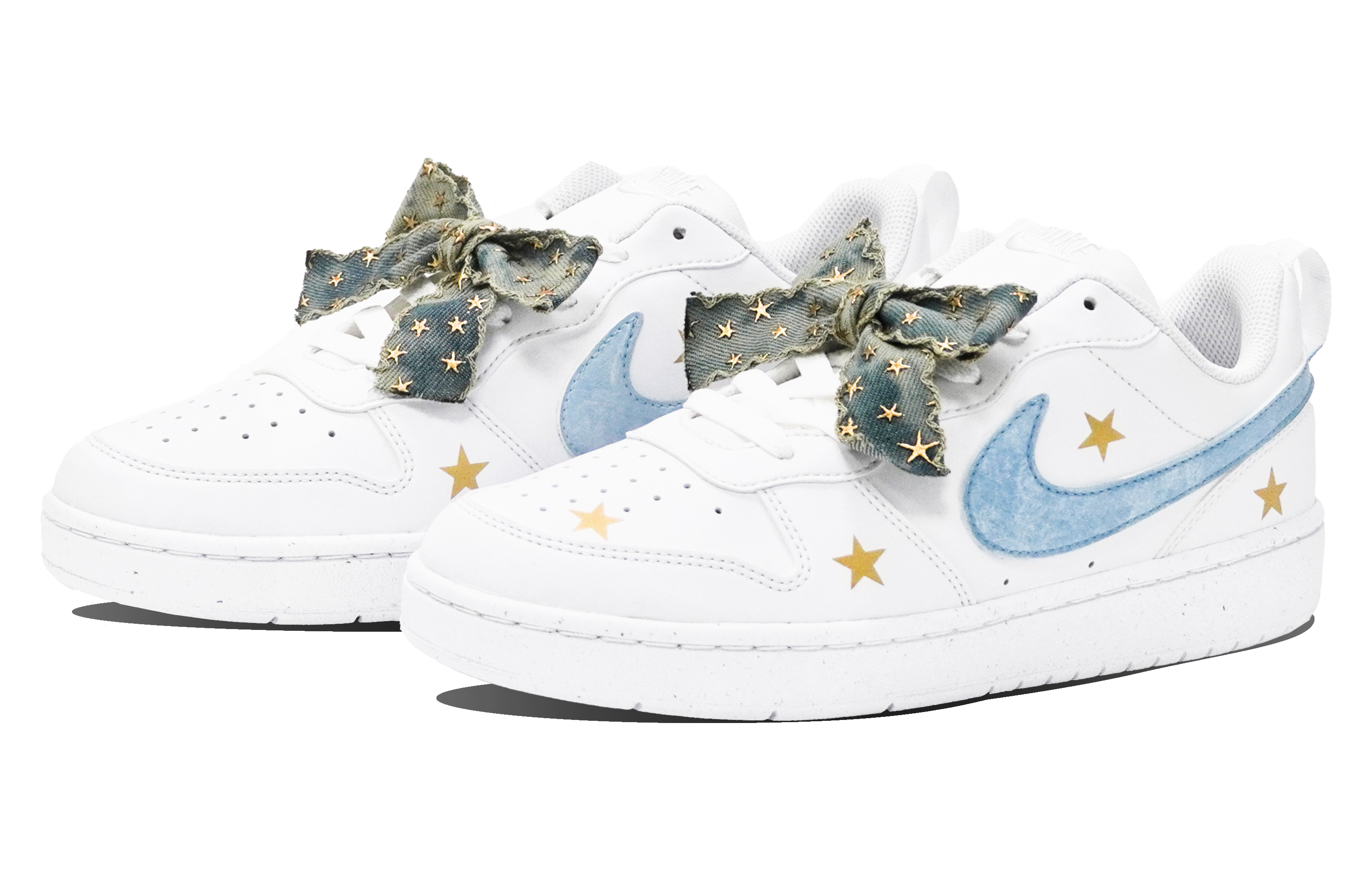 Nike Court Borough Low Top Skateboard Shoes GS Blue White купить в интернет-магазине Yoocart с быстрой доставкой по России.