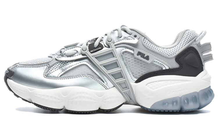 FILA Ladder Shoes 'Silver Grey Black' Women's