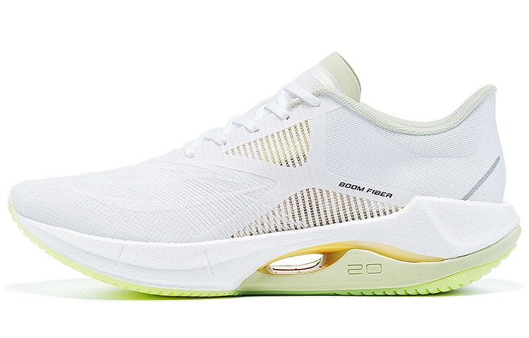 LiNing Super Light 20 Abrasion Resistant Breathable Low Top Casual Running Shoes Women's White