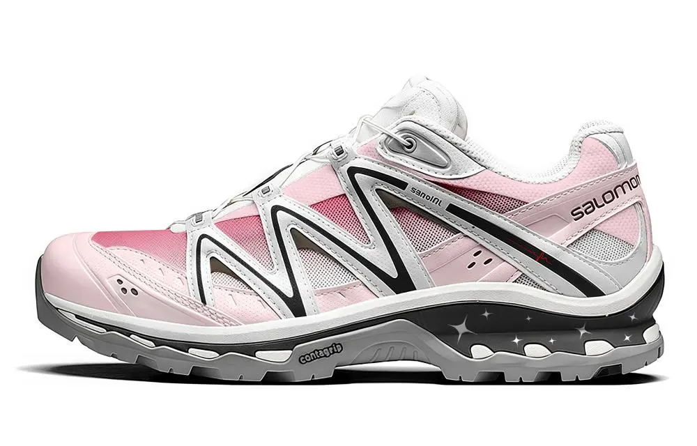 SALOMON XT Quest Provence City Low Top Outdoor Shoes Unisex Pink White Gray