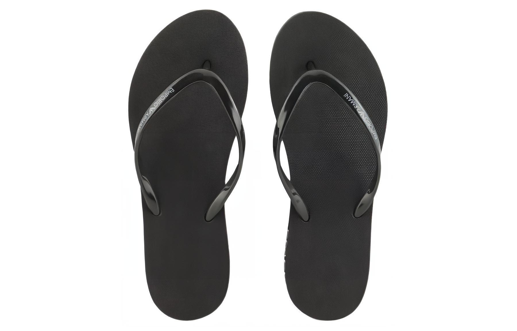 EMPORIO ARMANI Quiet Flip Flops Women's Black купить в интернет-магазине Yoocart с быстрой доставкой по России.