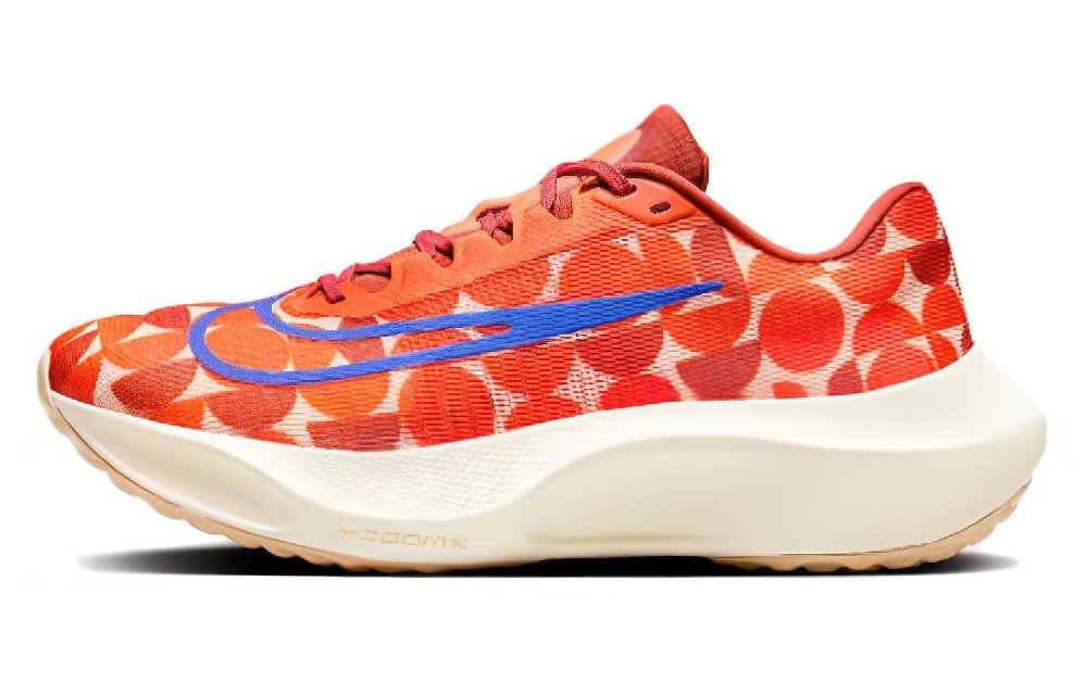 NIKE Zoom Fly 5 Беговые кроссовки Низкие Оранжево-белые Мужские