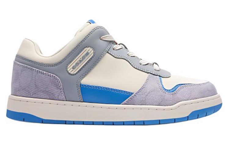 COACH C201 Low-Top Skateboard Shoes Women's Gray