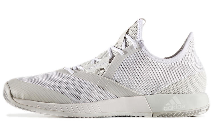Adidas Adizero Defiant Bounce Abrasion Resistant Slip Resistant Tennis Shoes White