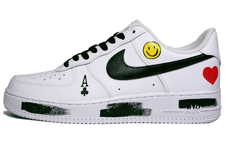 Nike Air Force 1 07 Anti Slip Wear Resistant Low Top Skateboard Shoes Men's Black White