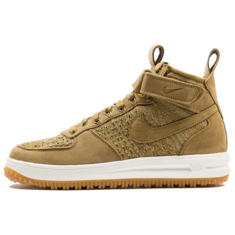 Nike Lunar Force 1 Flyknit Workboot Golden Beige