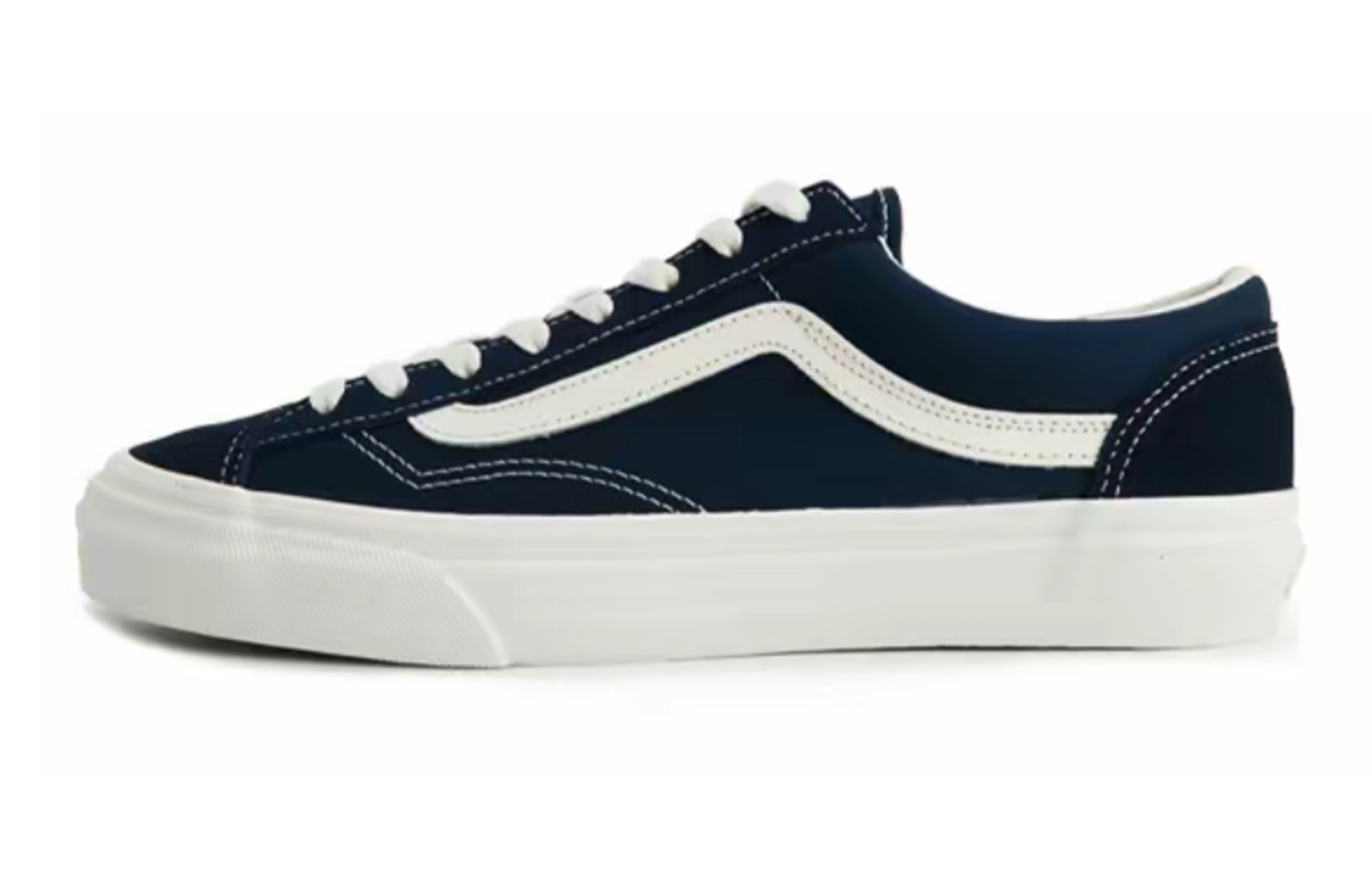 Vans Style 36 Non slip Lightweight Low Top Skateboard Shoes Unisex Navy Blue купить в интернет-магазине Yoocart с быстрой доставкой по России.