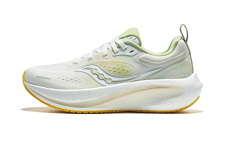 Saucony Surge 3 Shock Absorbers Low Top Running Shoes Women's White Green
