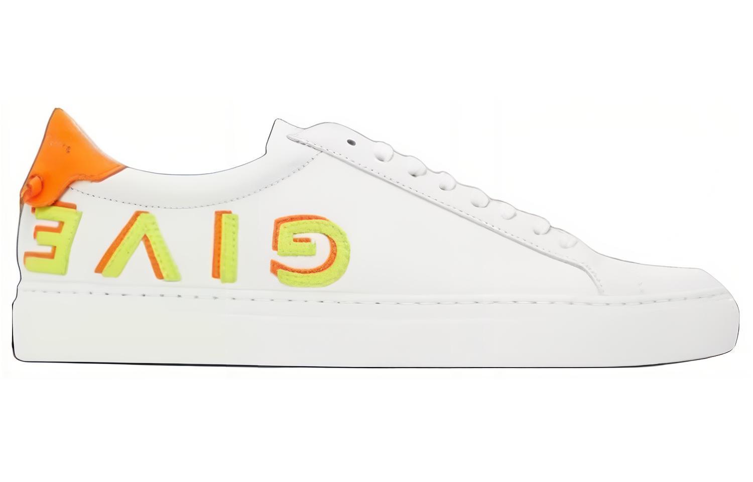 Givenchy Urban Street Low 'Reverse Logo - White Orange' купить в интернет-магазине Yoocart с быстрой доставкой по России.
