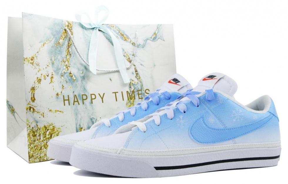Nike Court Legacy Skateboard Shoes Men's Blue White