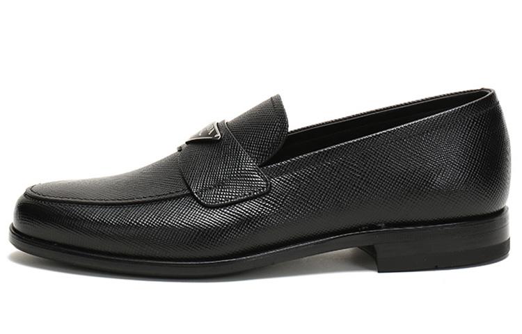 PRADA Loafers Men Low Top Black